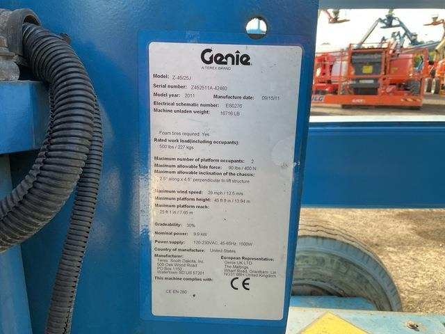 Genie Z45/25J - مرفاع مفصلي: صورة 5 Genie Z45/25J - مرفاع مفصلي: صورة 5