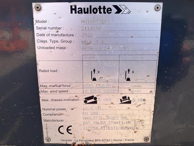 Haulotte HA16RT - مرفاع مفصلي: صورة 5 Haulotte HA16RT - مرفاع مفصلي: صورة 5