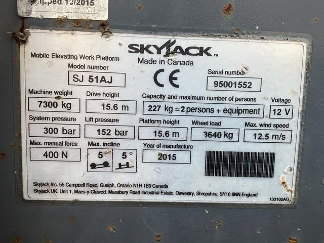 SkyJack SJ51AJ - مرفاع مفصلي: صورة 5 SkyJack SJ51AJ - مرفاع مفصلي: صورة 5