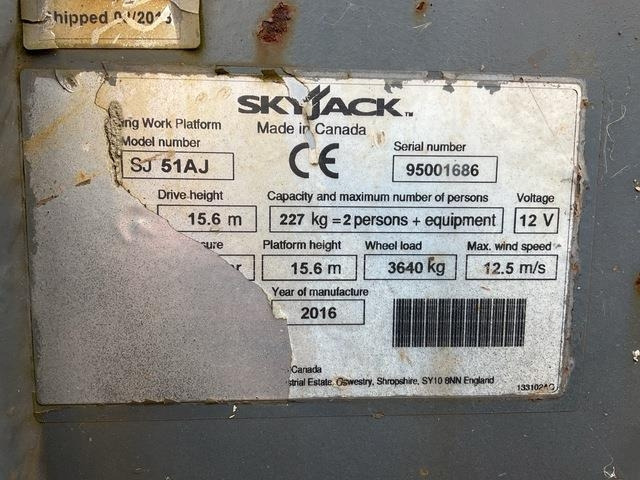 SkyJack SJ51AJ - مرفاع مفصلي: صورة 5 SkyJack SJ51AJ - مرفاع مفصلي: صورة 5