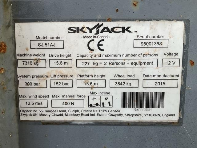 SkyJack SJ51AJ - مرفاع مفصلي: صورة 5 SkyJack SJ51AJ - مرفاع مفصلي: صورة 5