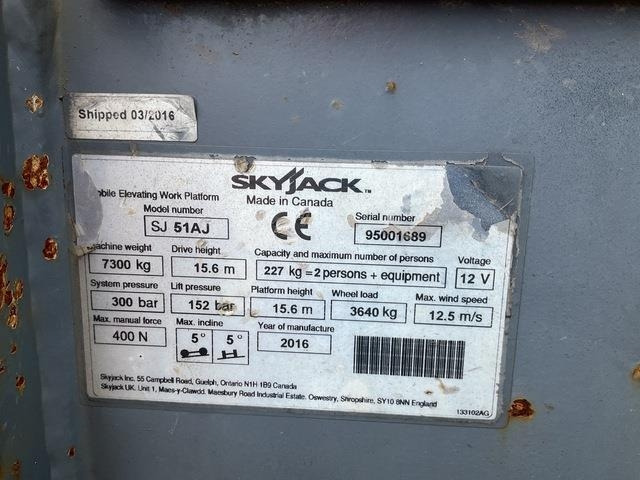 SkyJack SJ51AJ - مرفاع مفصلي: صورة 5 SkyJack SJ51AJ - مرفاع مفصلي: صورة 5