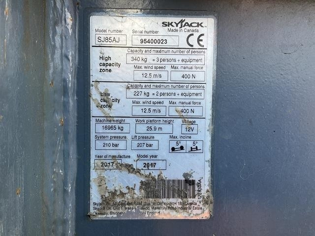 SkyJack SJ85AJ - مرفاع مفصلي: صورة 5 SkyJack SJ85AJ - مرفاع مفصلي: صورة 5