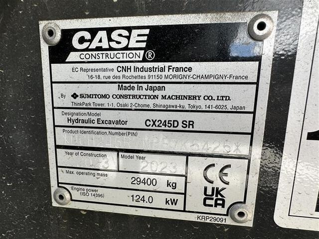 CASE CX245DSR - حفار زاحف: صورة 5 CASE CX245DSR - حفار زاحف: صورة 5