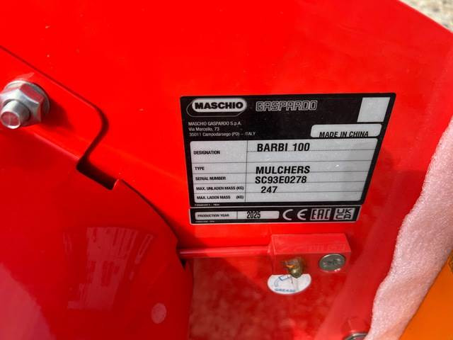 Maschio Gaspardo Barbi 100 HA20 - التقطيع جزازة: صورة 5 Maschio Gaspardo Barbi 100 HA20 - التقطيع جزازة: صورة 5