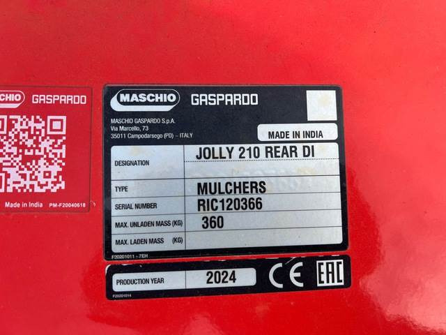 Maschio Gaspardo Jolly 210 - جزازة عشب الحدائق: صورة 5 Maschio Gaspardo Jolly 210 - جزازة عشب الحدائق: صورة 5