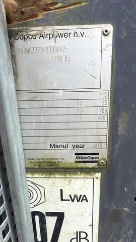 Atlas Copco Y35 - ضاغط هوائي: صورة 5 Atlas Copco Y35 - ضاغط هوائي: صورة 5