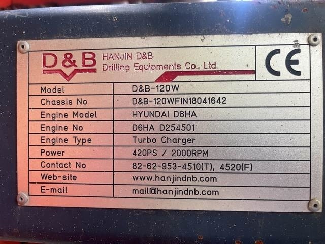 Hanjin D&B 120W - معدات حفر: صورة 5 Hanjin D&B 120W - معدات حفر: صورة 5