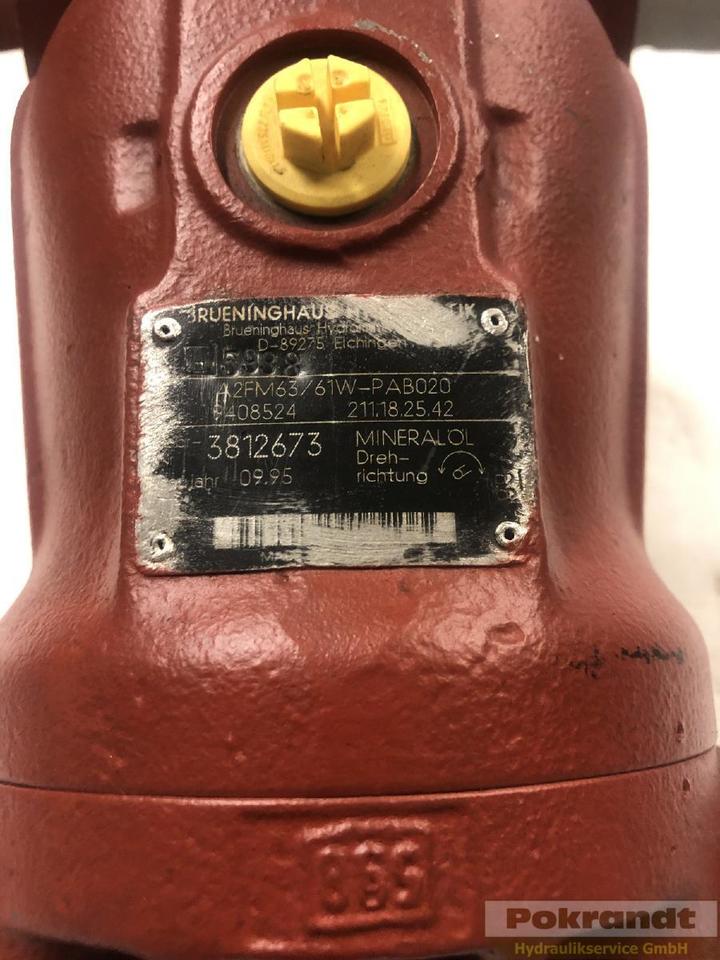 Rexroth A2FM63/61W - موتور هيدروليكي: صورة 2 Rexroth A2FM63/61W - موتور هيدروليكي: صورة 2