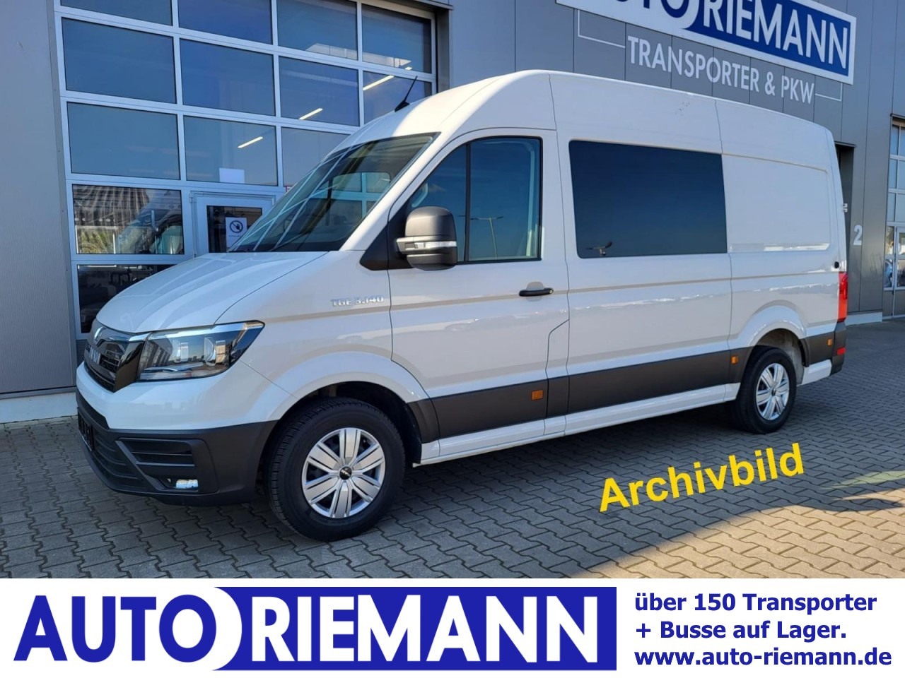 Man TGE 3.140 Kasten Doka Mixto L3H3 - فان, الشاحنات الصغيرة كابينة مزدوجة: صورة 1 Man TGE 3.140 Kasten Doka Mixto L3H3 - فان, الشاحنات الصغيرة كابينة مزدوجة: صورة 1