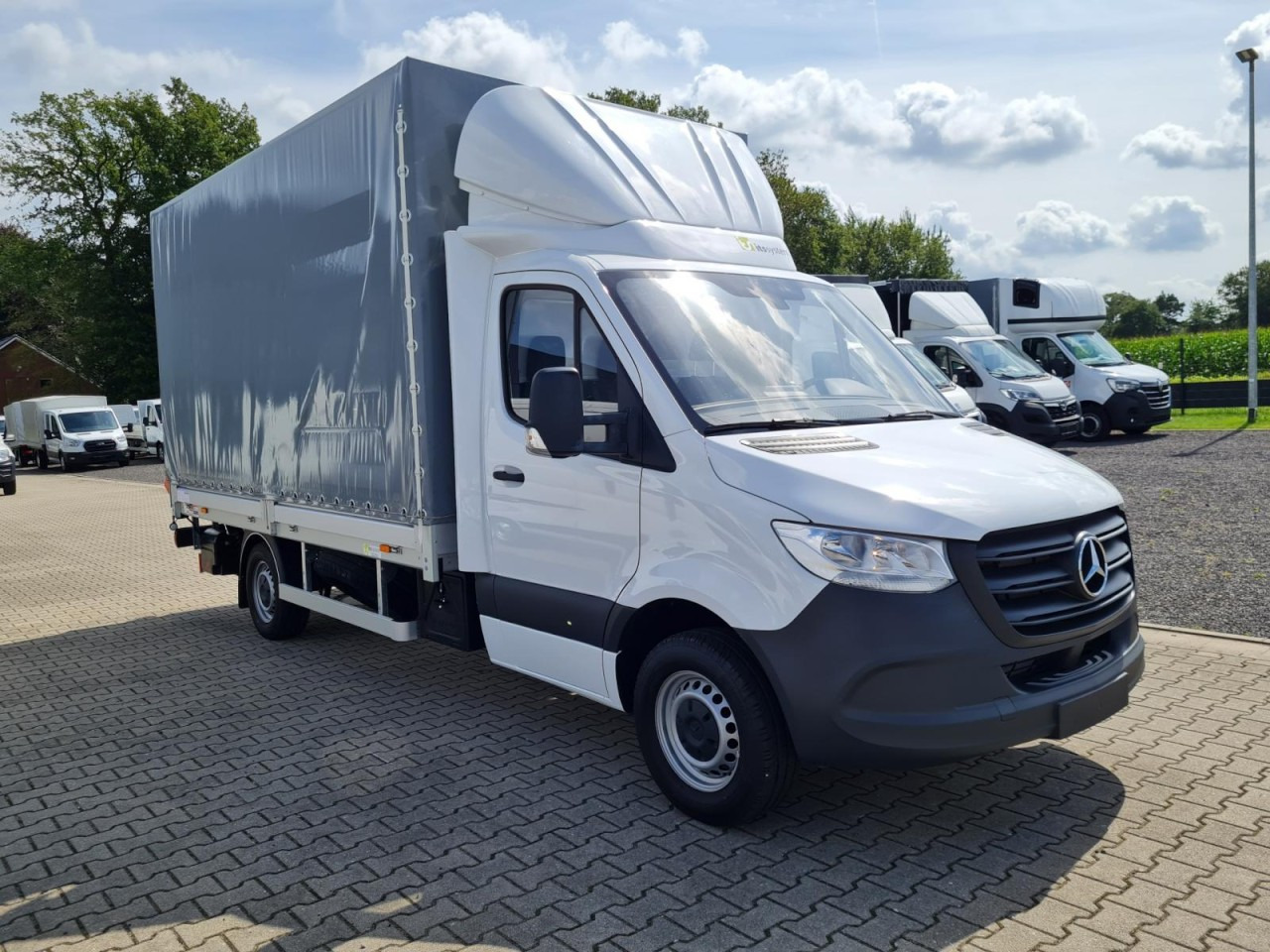 Mercedes-Benz Sprinter 315 RWD Pritsche Schiebe Plane LBW KLIMA TEMPOMAT - شاحنة مغلقة بستائر جانبية: صورة 4 Mercedes-Benz Sprinter 315 RWD Pritsche Schiebe Plane LBW KLIMA TEMPOMAT - شاحنة مغلقة بستائر جانبية: صورة 4