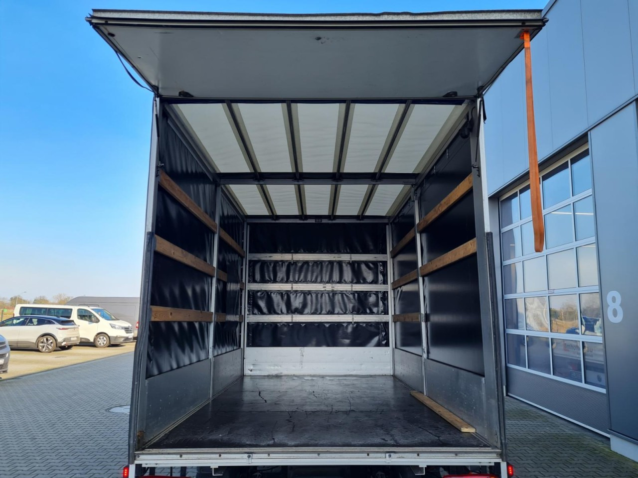 شاحنة مغلقة بستائر جانبية Opel Movano Pritsche Schiebe Plane LBW LUFTFEDER TEMPO: صورة 19