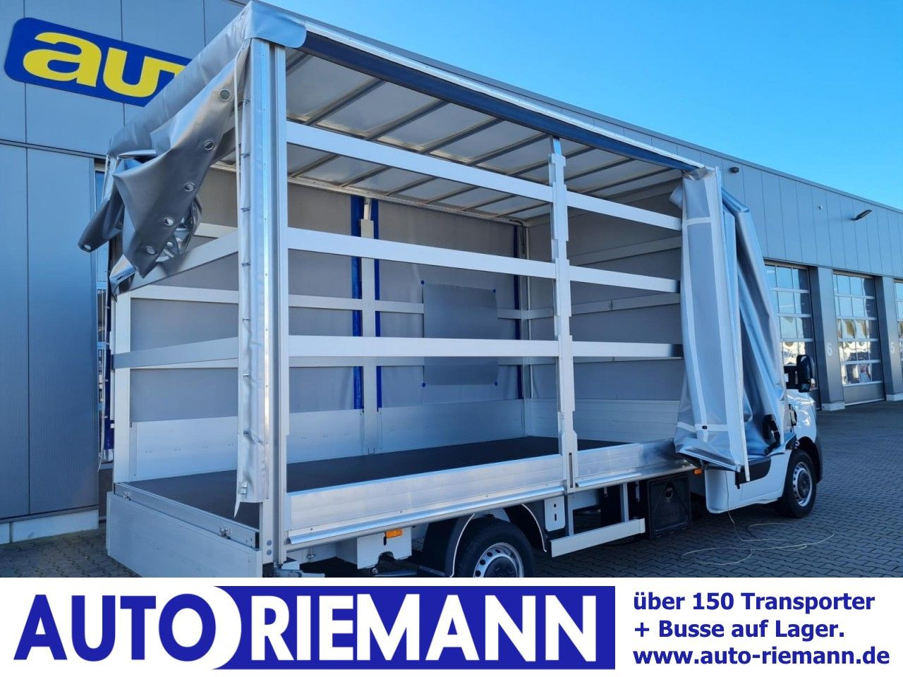 Renault Master 3,5t Pritsche Schiebe Plane ERGO KLIMA TE - شاحنة مغلقة بستائر جانبية: صورة 1 Renault Master 3,5t Pritsche Schiebe Plane ERGO KLIMA TE - شاحنة مغلقة بستائر جانبية: صورة 1