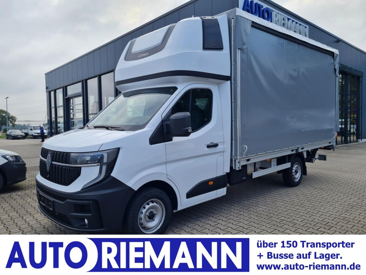 Renault Master New Pritsche Schiebe Plane Schlafkab LBW - شاحنة مغلقة بستائر جانبية: صورة 1 Renault Master New Pritsche Schiebe Plane Schlafkab LBW - شاحنة مغلقة بستائر جانبية: صورة 1