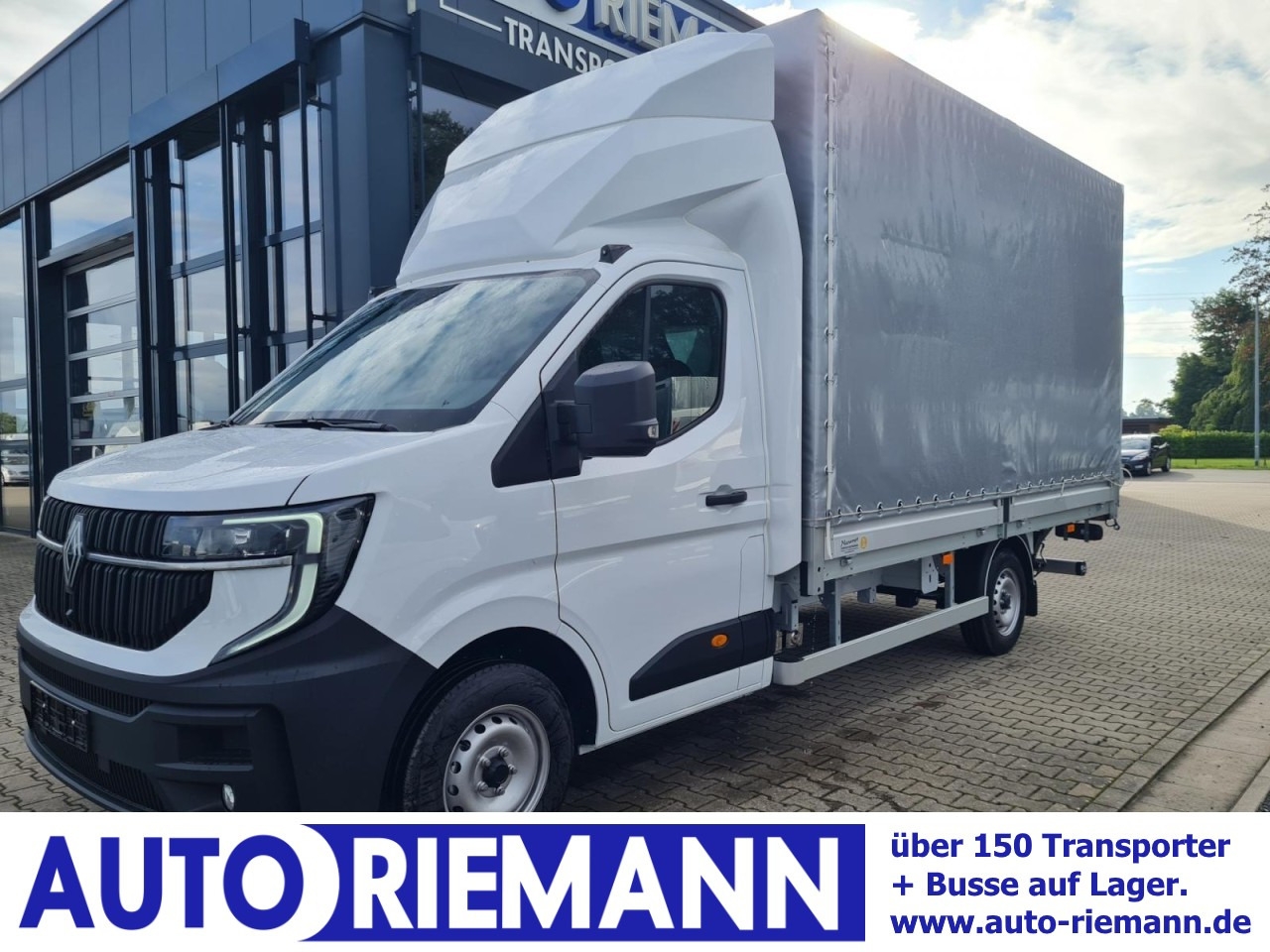 Renault Master Pritsche Schiebe Plane LBW Luftfederung - شاحنة مغلقة بستائر جانبية: صورة 1 Renault Master Pritsche Schiebe Plane LBW Luftfederung - شاحنة مغلقة بستائر جانبية: صورة 1