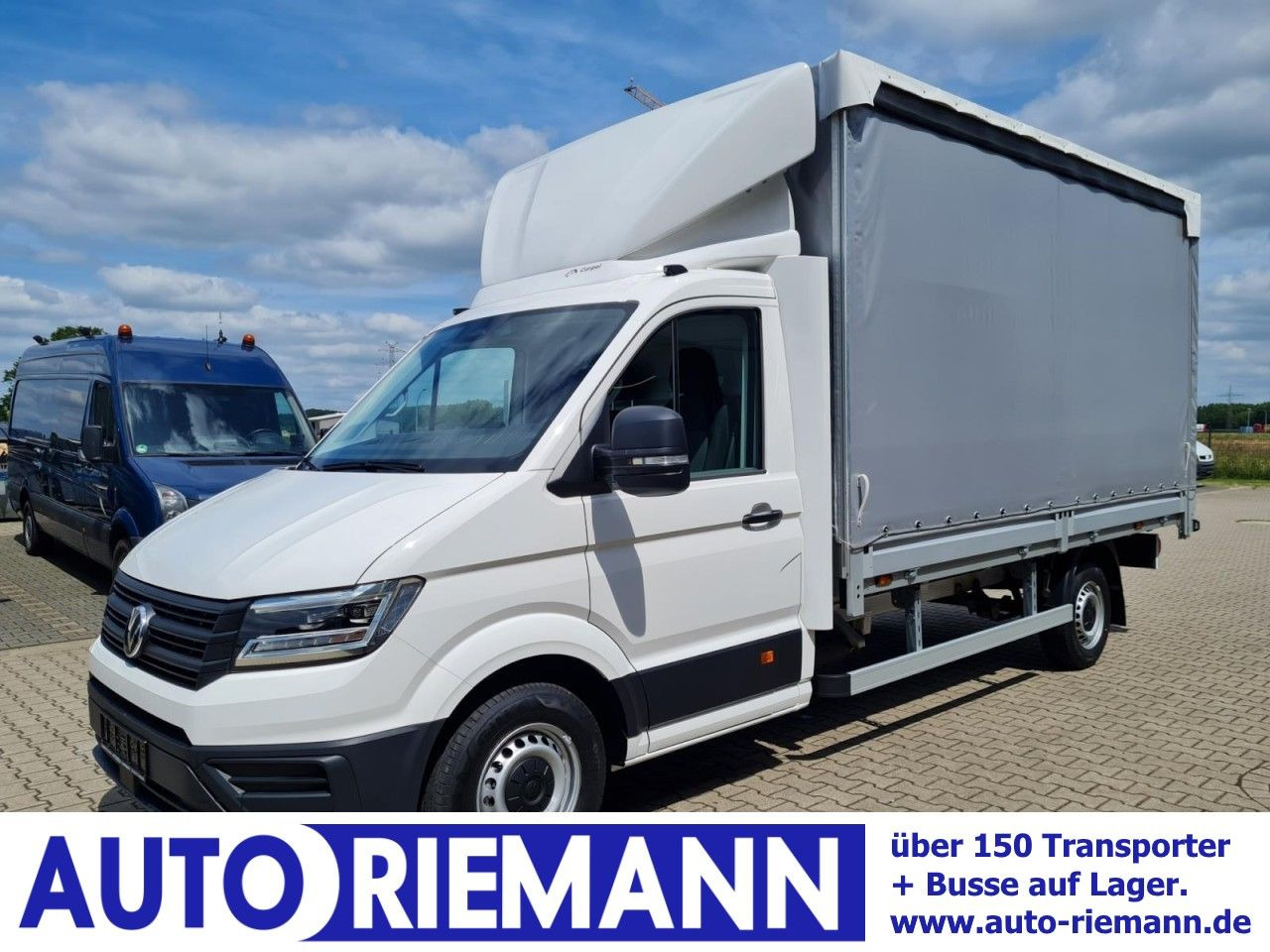 Volkswagen Crafter 35 TDI Pritsche Schiebe Plane LED TEMPOM - شاحنة مغلقة بستائر جانبية: صورة 1 Volkswagen Crafter 35 TDI Pritsche Schiebe Plane LED TEMPOM - شاحنة مغلقة بستائر جانبية: صورة 1