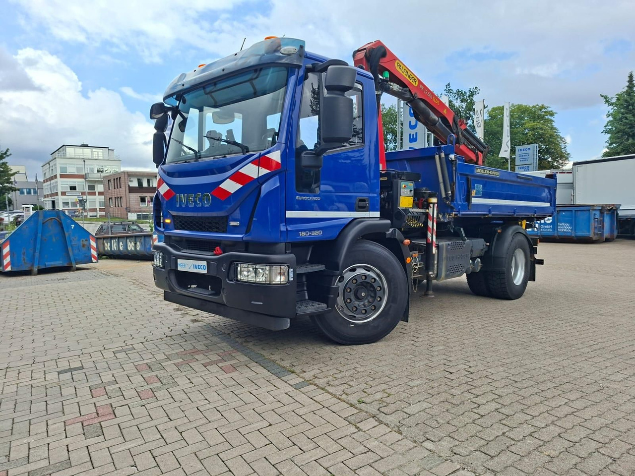 Iveco ML180E32K Meiler 3-Seitenkipper Kran 2x AHK - شاحنة قلاب, شاحنة كرين: صورة 1 Iveco ML180E32K Meiler 3-Seitenkipper Kran 2x AHK - شاحنة قلاب, شاحنة كرين: صورة 1