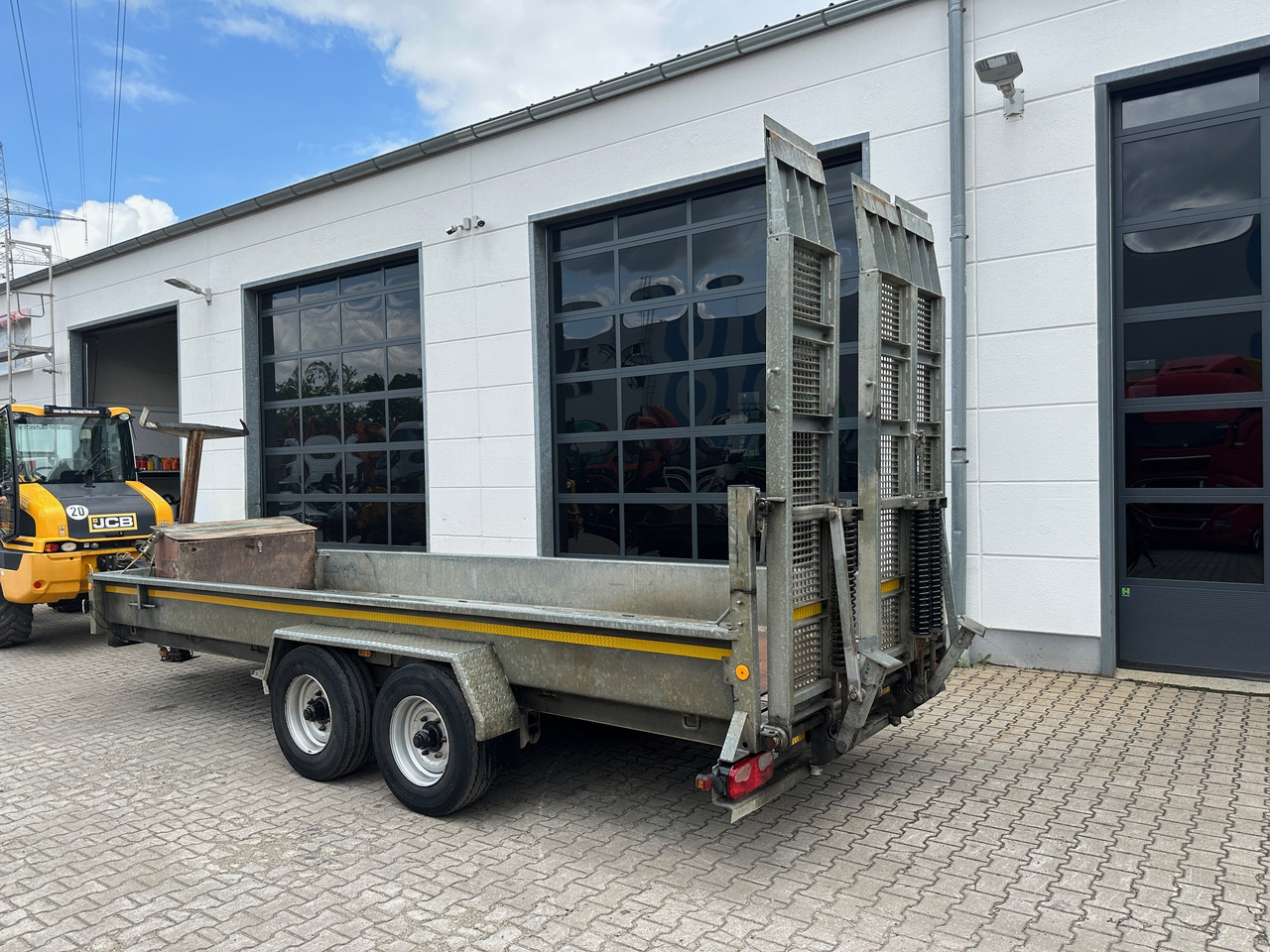 Demmler Tandem-Tiefladeranhänger Fräsenanhänger - مقطورة بلودر منخفض: صورة 4 Demmler Tandem-Tiefladeranhänger Fräsenanhänger - مقطورة بلودر منخفض: صورة 4