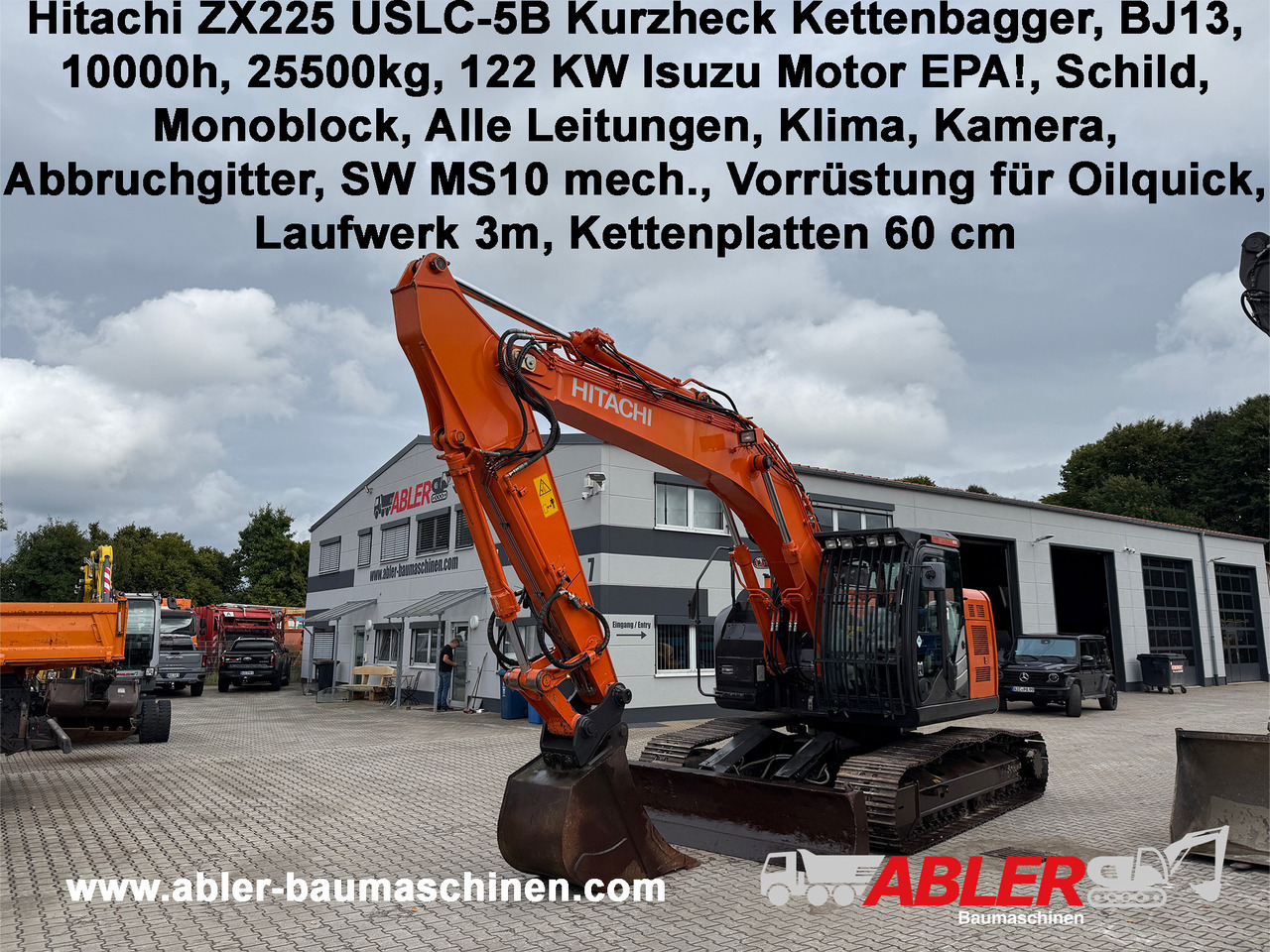 Hitachi ZX225 USLC-5B Kurzheck Kettenbagger - حفّار: صورة 1 Hitachi ZX225 USLC-5B Kurzheck Kettenbagger - حفّار: صورة 1