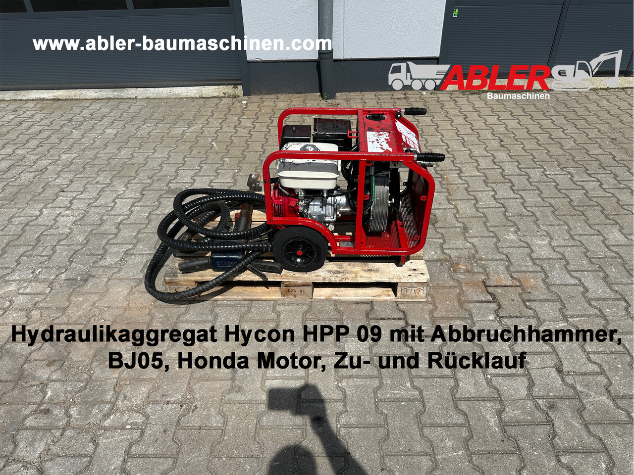 Hydraulikaggregat Hycon HPP09 mit Abbruchhammer - معدات الانشاءات: صورة 1 Hydraulikaggregat Hycon HPP09 mit Abbruchhammer - معدات الانشاءات: صورة 1