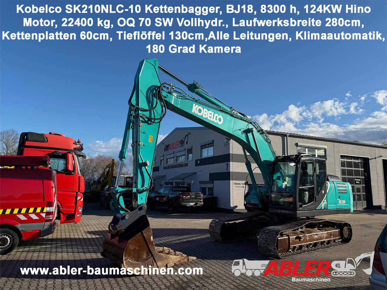 Kobelco SK210 NLC-10 Kettenbagger Oilquick Klima - حفار زاحف: صورة 1 Kobelco SK210 NLC-10 Kettenbagger Oilquick Klima - حفار زاحف: صورة 1