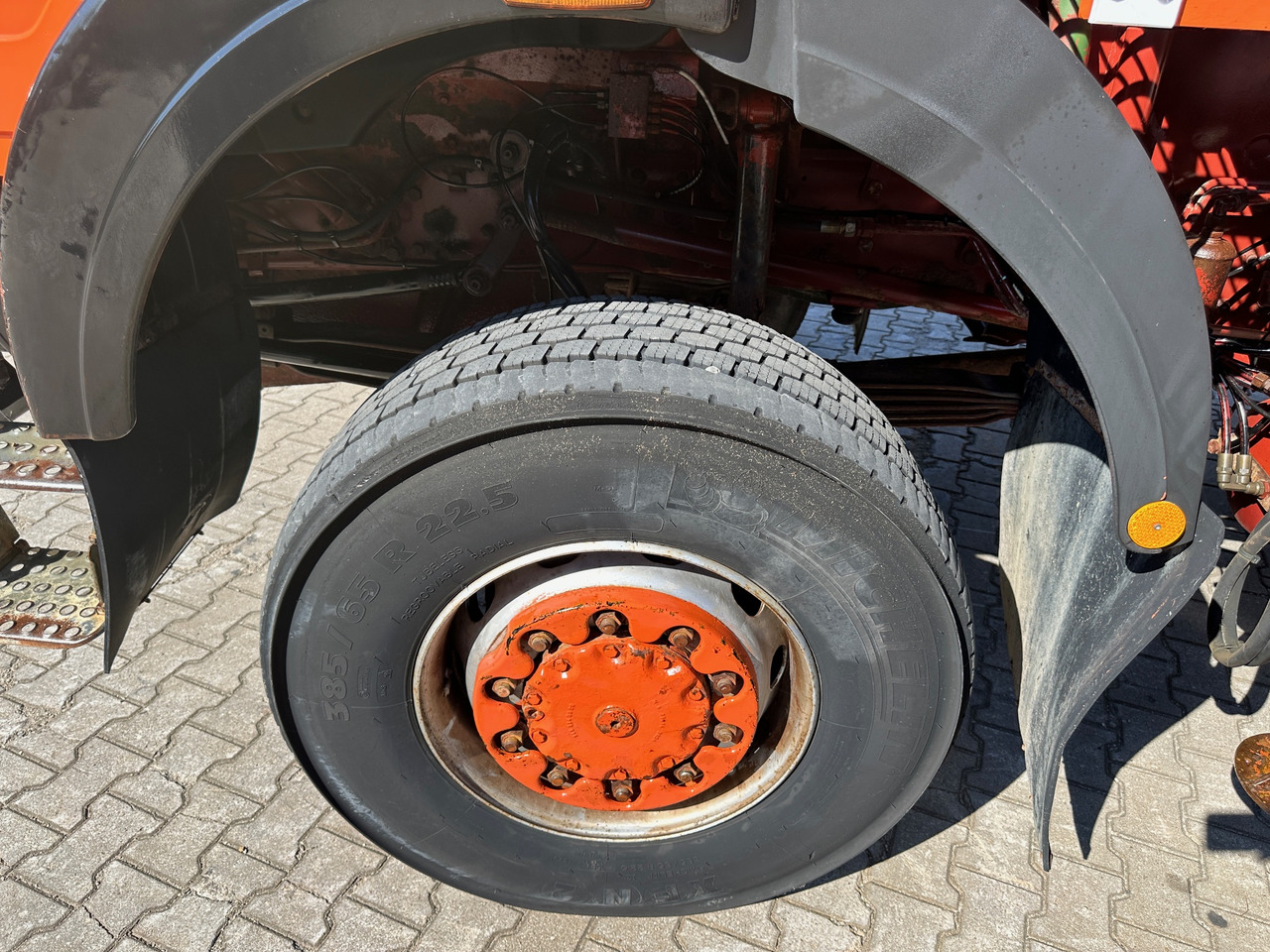 شاحنة قلاب, شاحنة كرين Mercedes-Benz 2535 NG 3-Seiten-Kipper mit Kran: صورة 7