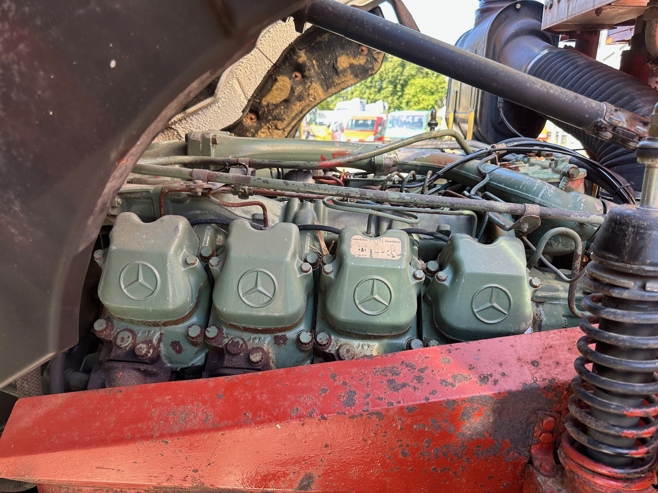 شاحنة قلاب, شاحنة كرين Mercedes-Benz 2535 NG 3-Seiten-Kipper mit Kran: صورة 16
