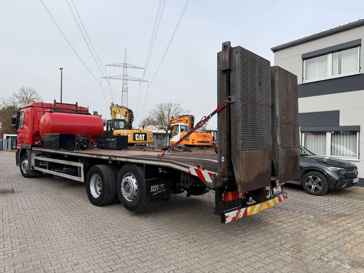 Mercedes-Benz 2541 Actros Baumaschinentransporter Klima Retarder - شاحنة نقل سيارات شاحنة: صورة 5 Mercedes-Benz 2541 Actros Baumaschinentransporter Klima Retarder - شاحنة نقل سيارات شاحنة: صورة 5