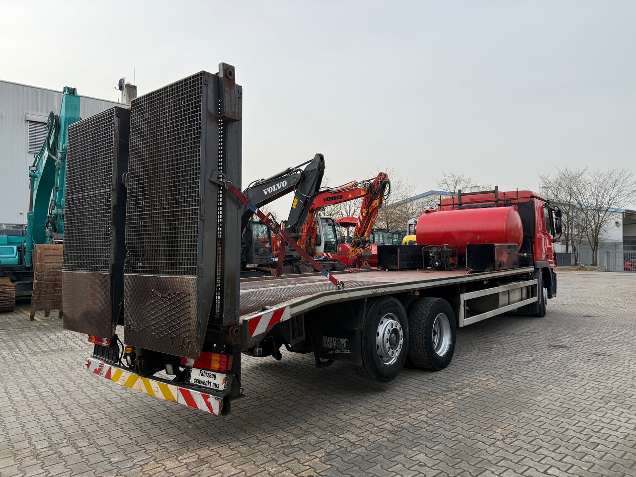 Mercedes-Benz 2541 Actros Baumaschinentransporter Klima Retarder - شاحنة نقل سيارات شاحنة: صورة 4 Mercedes-Benz 2541 Actros Baumaschinentransporter Klima Retarder - شاحنة نقل سيارات شاحنة: صورة 4