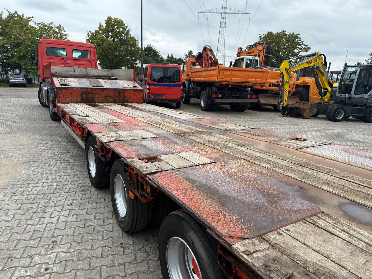 نصف مقطورة بلودر منخفض Müller Mitteltal TS3 Tieflader Auflieger mit hydr. Rampen: صورة 10