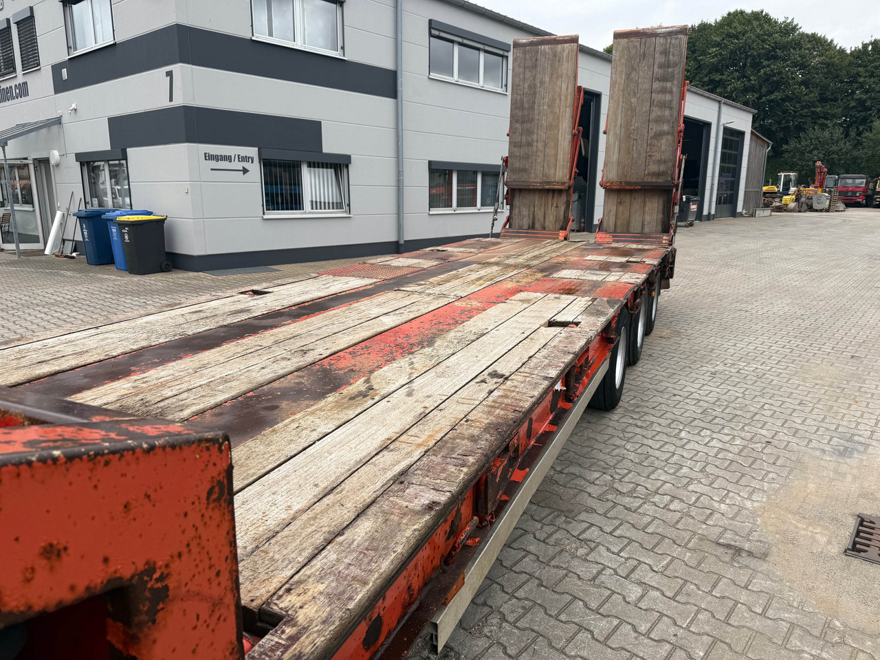 نصف مقطورة بلودر منخفض Müller Mitteltal TS3 Tieflader Auflieger mit hydr. Rampen: صورة 13