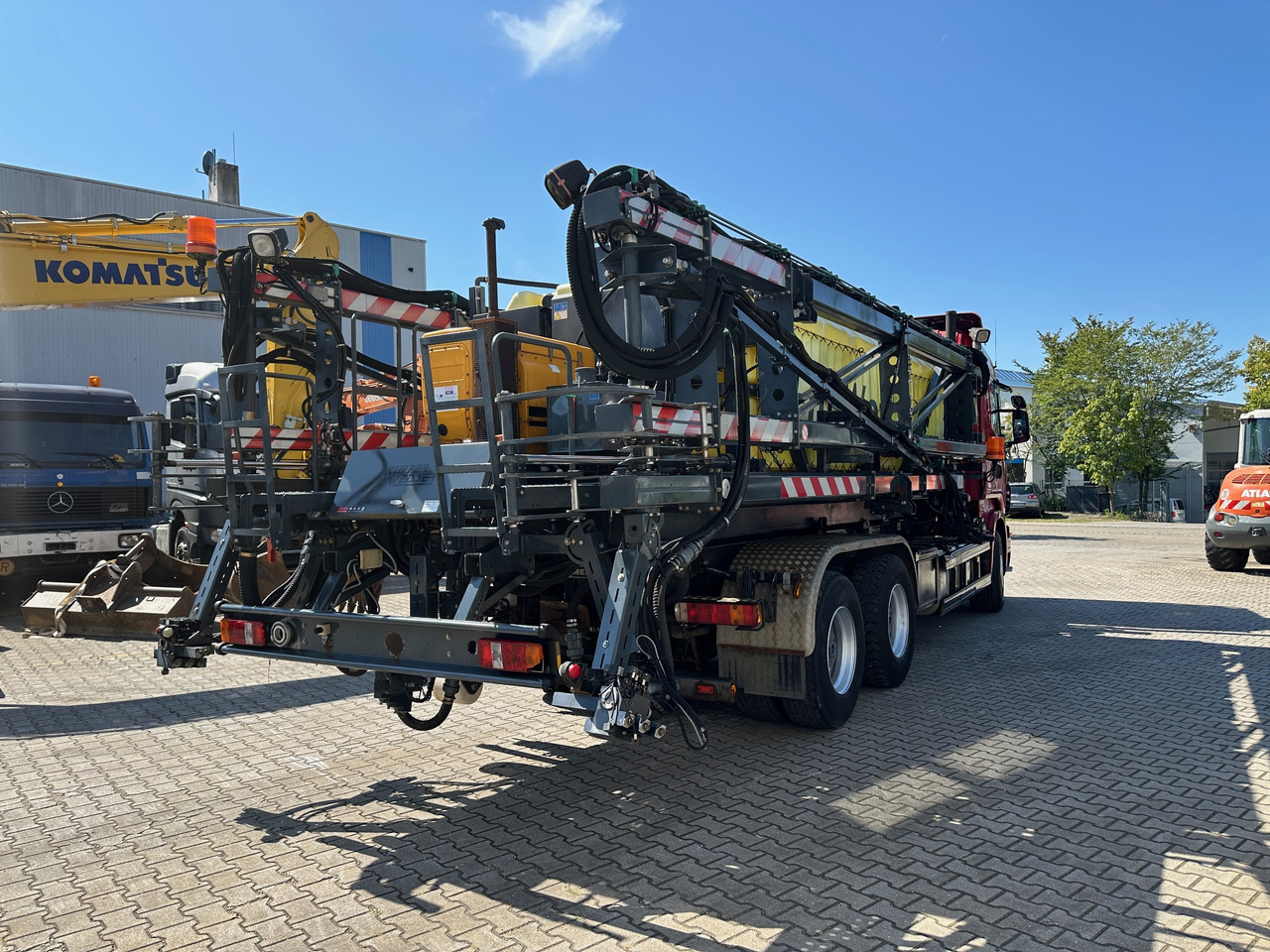 Scania R580 Abrollkipper V8 Mit Küpper Weisser Enteisungsgerät 45m - شاحنة برافعة خطافية: صورة 4 Scania R580 Abrollkipper V8 Mit Küpper Weisser Enteisungsgerät 45m - شاحنة برافعة خطافية: صورة 4
