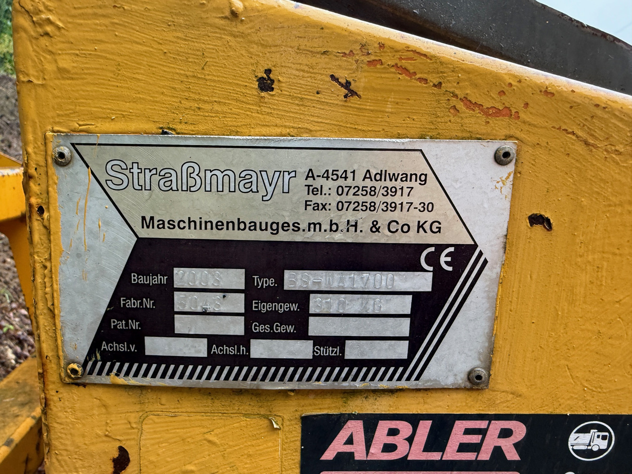 Splitstreuer 160 cm Straßmayr BS-WA 1700 Hamm DV8 - ناثر غبار/ ملح: صورة 5 Splitstreuer 160 cm Straßmayr BS-WA 1700 Hamm DV8 - ناثر غبار/ ملح: صورة 5