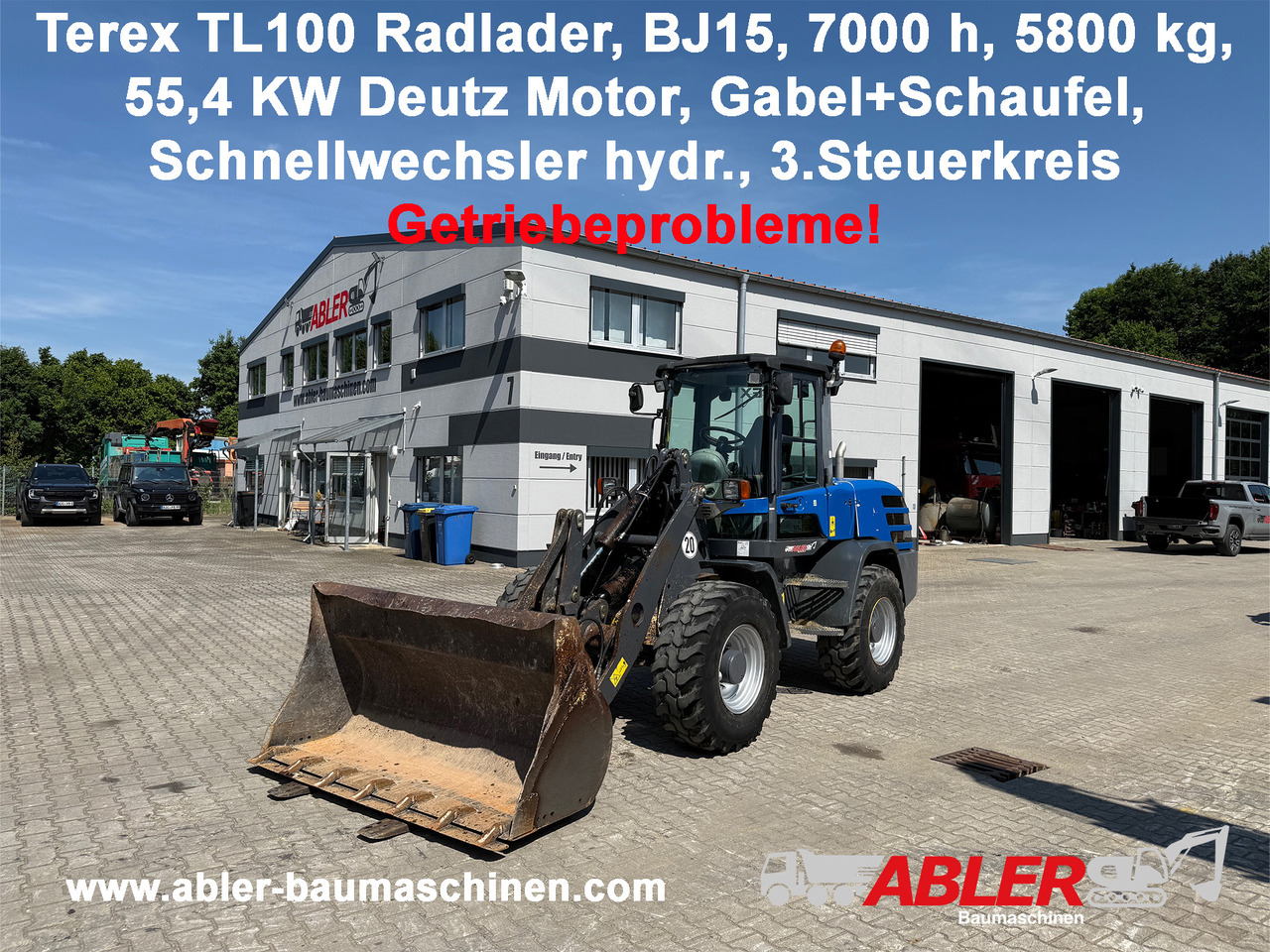 Terex TL100 Radlader Gabel+Schaufel SW - اللودر بعجل: صورة 1 Terex TL100 Radlader Gabel+Schaufel SW - اللودر بعجل: صورة 1