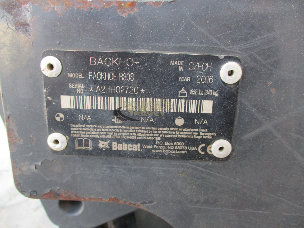 BOBCAT Skid Steer R30S Backhoe Attachment - بكت شيول - شيول صغير: صورة 5 BOBCAT Skid Steer R30S Backhoe Attachment - بكت شيول - شيول صغير: صورة 5