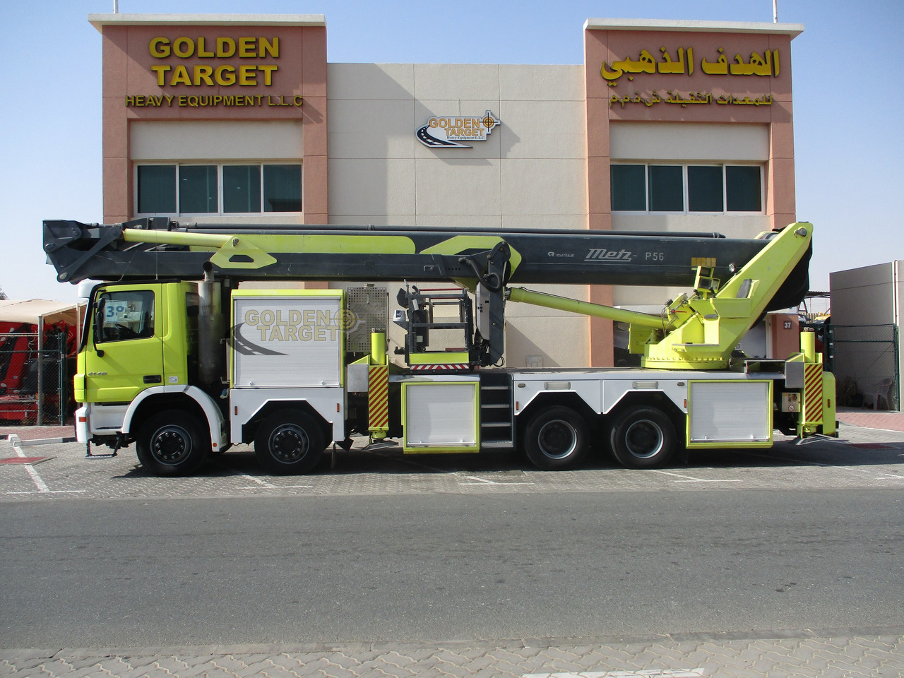 Mercedes ACTROS 4140 8x4 METZ P56 Fire Truck - شاحنة حريق: صورة 5 Mercedes ACTROS 4140 8x4 METZ P56 Fire Truck - شاحنة حريق: صورة 5