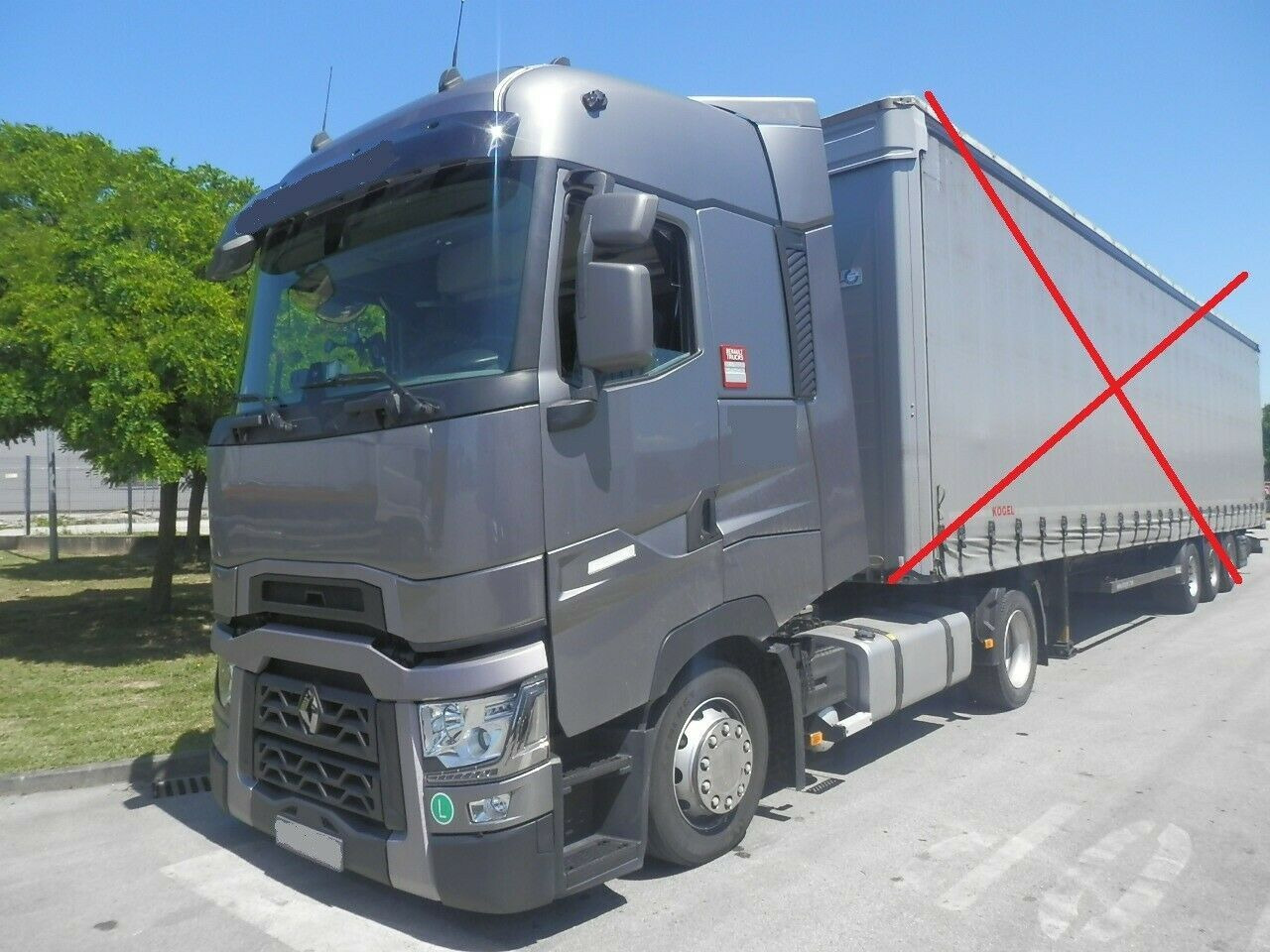 Renault T480 4x2Tractor mega - مقطورة السحب: صورة 1 Renault T480 4x2Tractor mega - مقطورة السحب: صورة 1