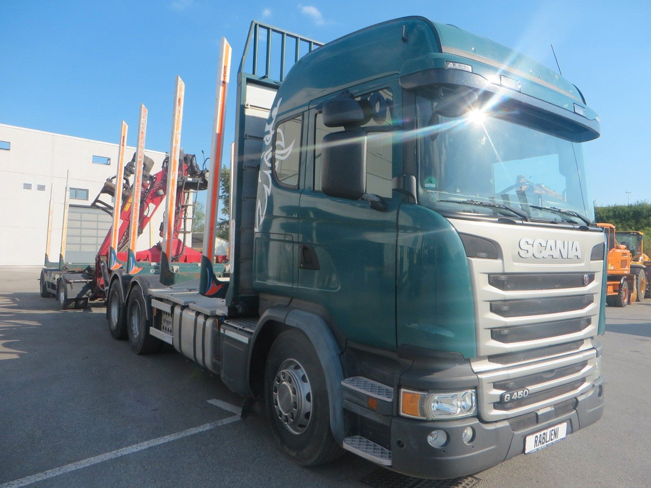 Scania G450 6x4Timber - شاحنة قطع الأشجار, شاحنة كرين: صورة 2 Scania G450 6x4Timber - شاحنة قطع الأشجار, شاحنة كرين: صورة 2