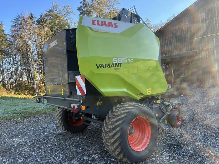 Claas Variant 585 RC - آلة بالات دائرية: صورة 5 Claas Variant 585 RC - آلة بالات دائرية: صورة 5