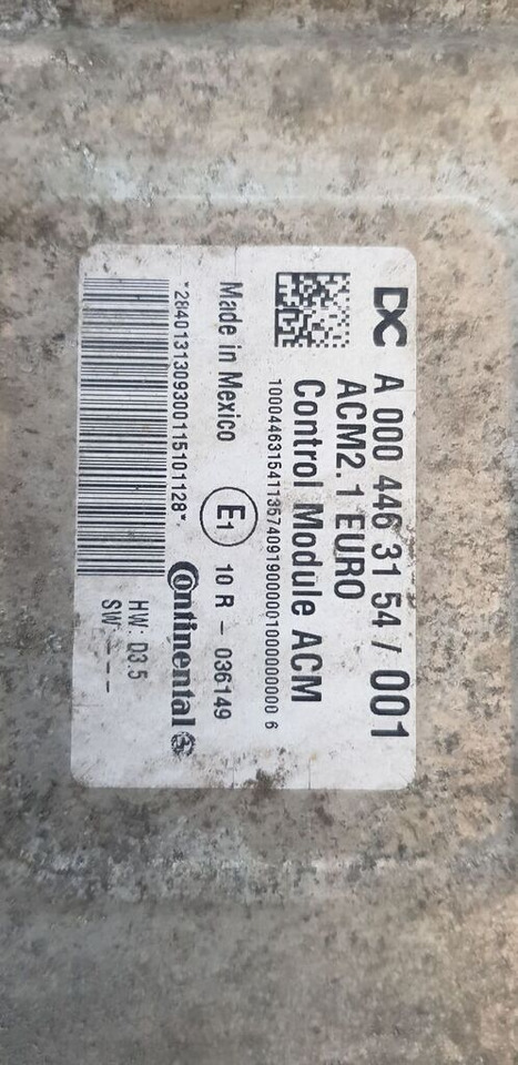 وحدة إي سي يو - شاحنة Continental Mercedes-Benz ACTROS MB4: صورة 14 وحدة إي سي يو - شاحنة Continental Mercedes-Benz ACTROS MB4: صورة 14