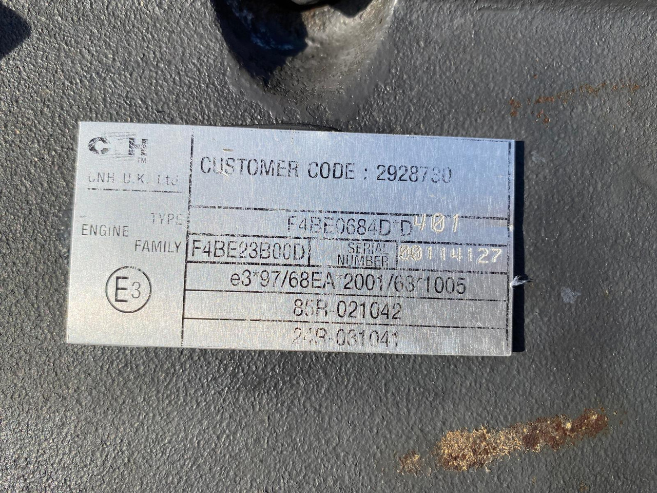 CNH Iveco F4BE 0684D aus Case WX 165 - محرك - آلات الإنشاء: صورة 3 CNH Iveco F4BE 0684D aus Case WX 165 - محرك - آلات الإنشاء: صورة 3