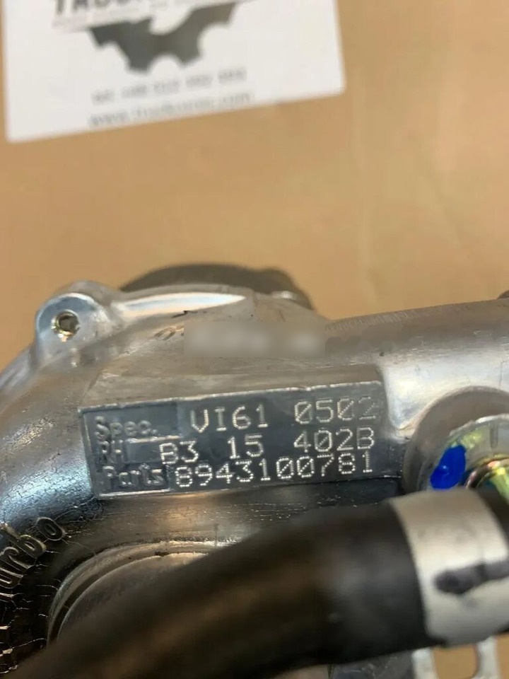 Opel Nowa Turbosprężarka VI61 8943100781 Isuzu / 1.5 TD 67 KM Corsa, 8943100781 for Opel car - تربو - سيارة: صورة 4 Opel Nowa Turbosprężarka VI61 8943100781 Isuzu / 1.5 TD 67 KM Corsa, 8943100781 for Opel car - تربو - سيارة: صورة 4