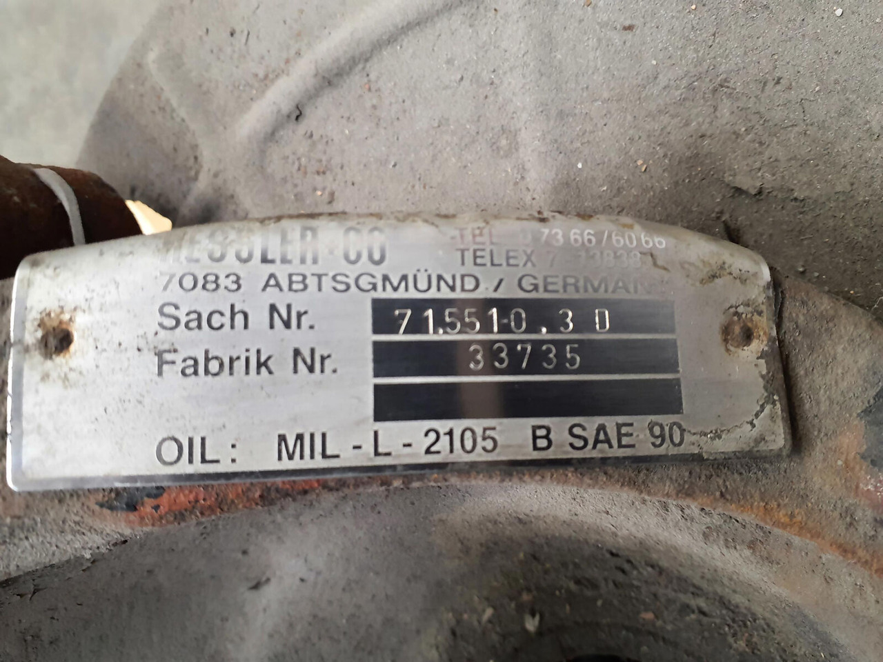 Krupp KMK 4070 Megatrak axle housing - مفصل التوجيه - موبايل كرين: صورة 5 Krupp KMK 4070 Megatrak axle housing - مفصل التوجيه - موبايل كرين: صورة 5