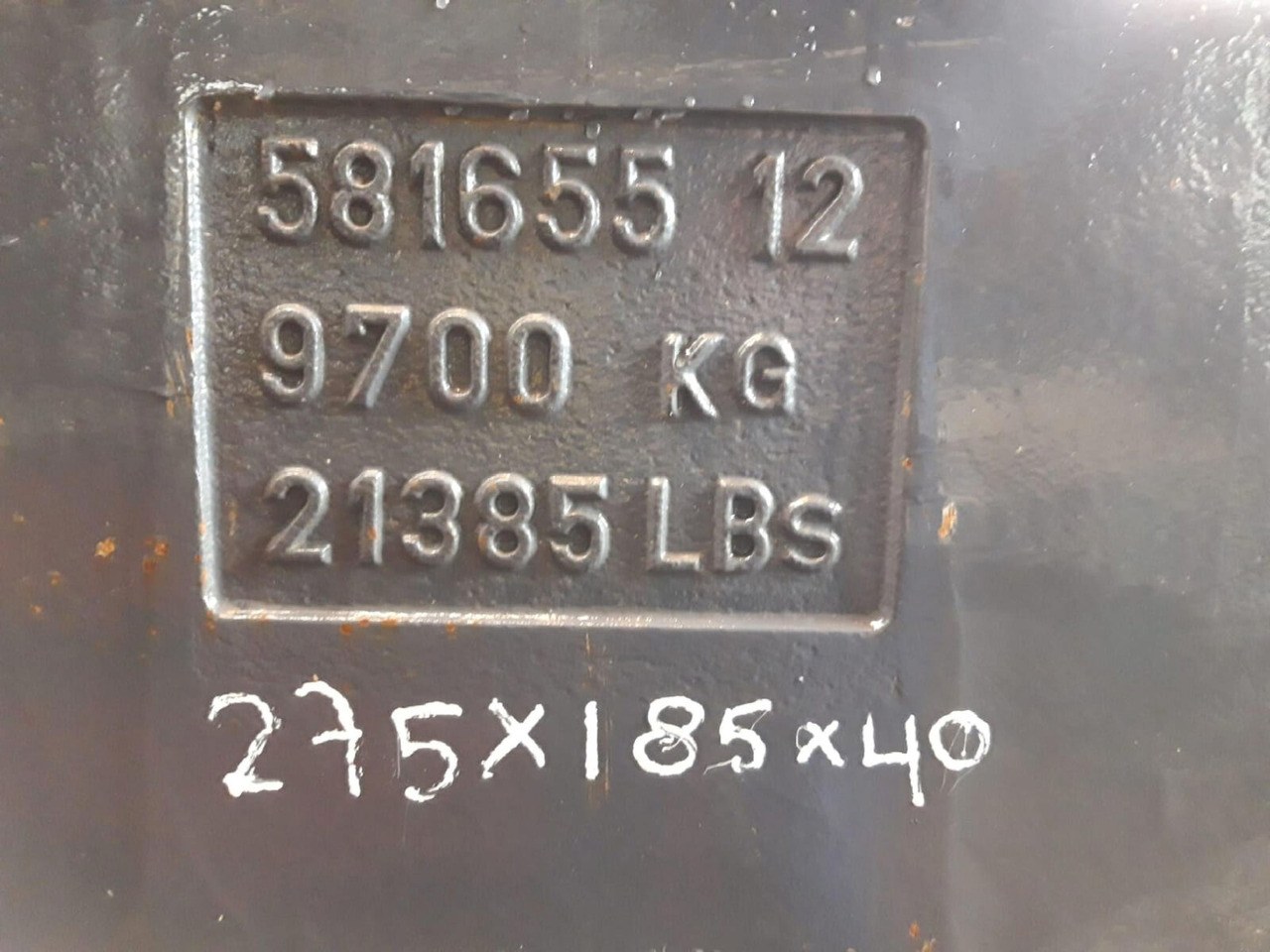 Terex Terex explorer 5600 counterweight 9,7 ton - ثقل موازنة - موبايل كرين: صورة 5 Terex Terex explorer 5600 counterweight 9,7 ton - ثقل موازنة - موبايل كرين: صورة 5