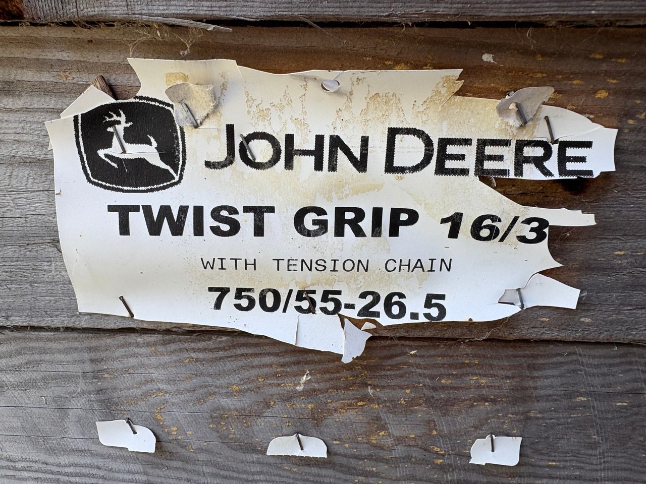 John Deere Twist Grip – Komplett Kedjesats - أجزاء الهيكل السفلي - آلات زراعية: صورة 3 John Deere Twist Grip – Komplett Kedjesats - أجزاء الهيكل السفلي - آلات زراعية: صورة 3
