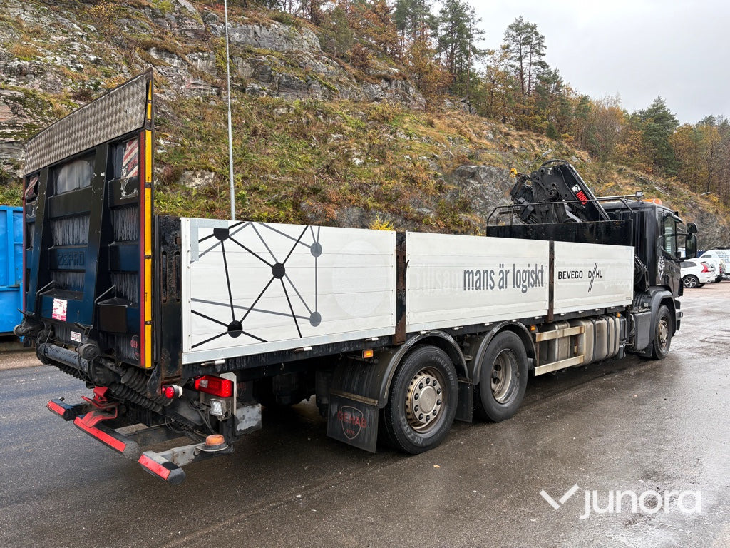 Kranbil - Scania P410, HiAB-kran - شاحنات مسطحة, شاحنة كرين: صورة 3 Kranbil - Scania P410, HiAB-kran - شاحنات مسطحة, شاحنة كرين: صورة 3