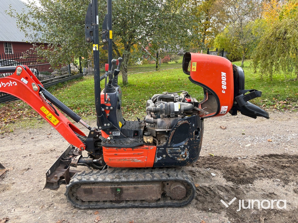 Minigrävare - Kubota, K008-3 - حفار صغير: صورة 3 Minigrävare - Kubota, K008-3 - حفار صغير: صورة 3