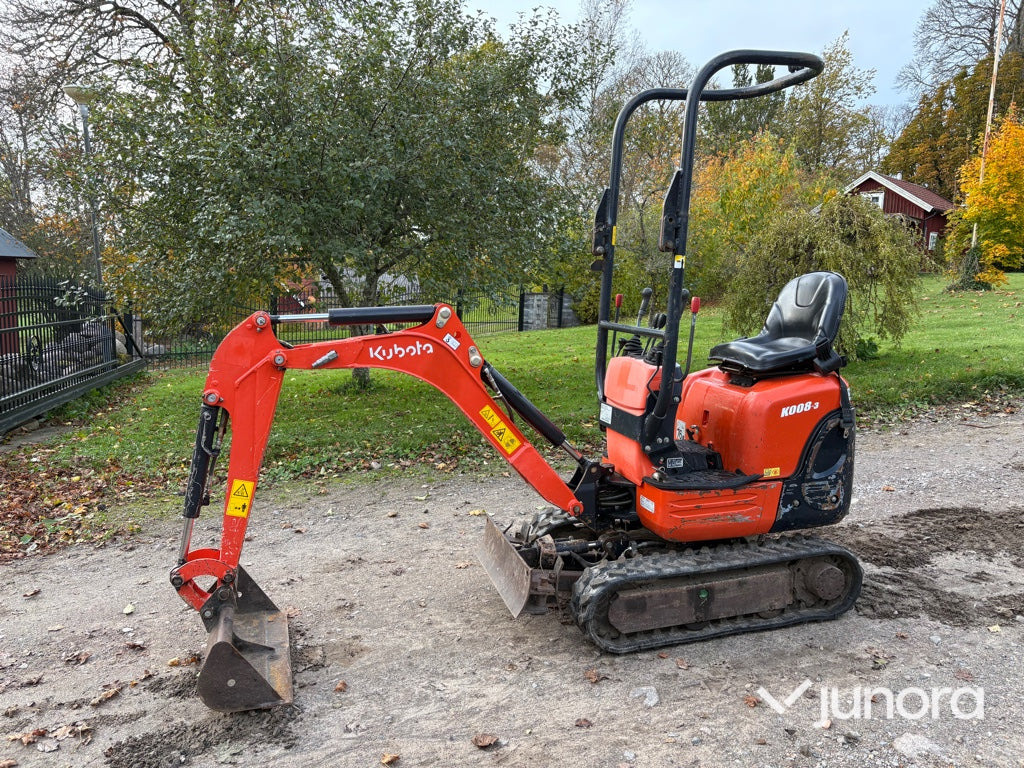 Minigrävare - Kubota, K008-3 - حفار صغير: صورة 2 Minigrävare - Kubota, K008-3 - حفار صغير: صورة 2