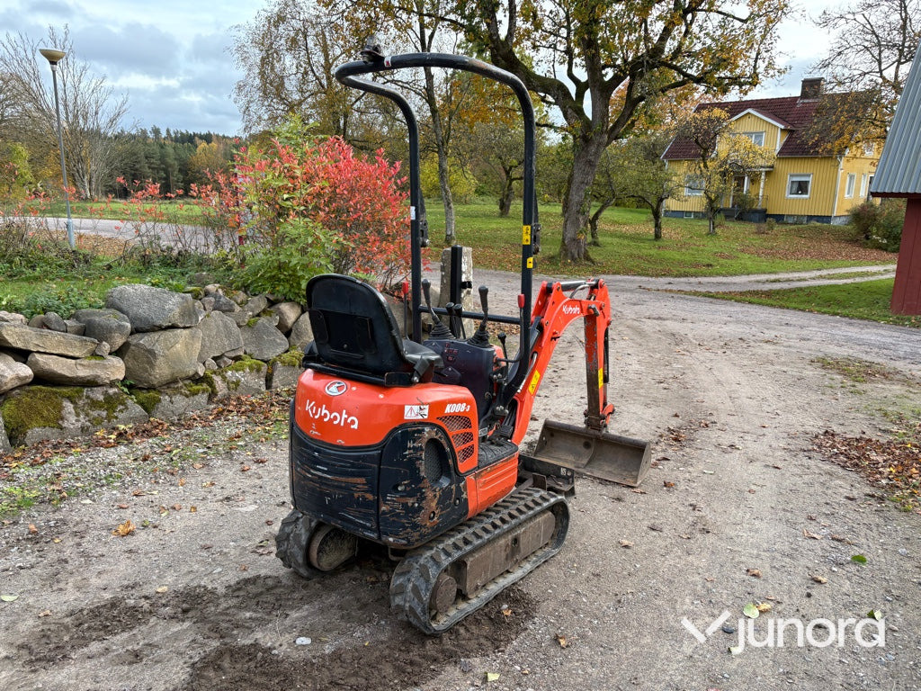 Minigrävare - Kubota, K008-3 - حفار صغير: صورة 5 Minigrävare - Kubota, K008-3 - حفار صغير: صورة 5
