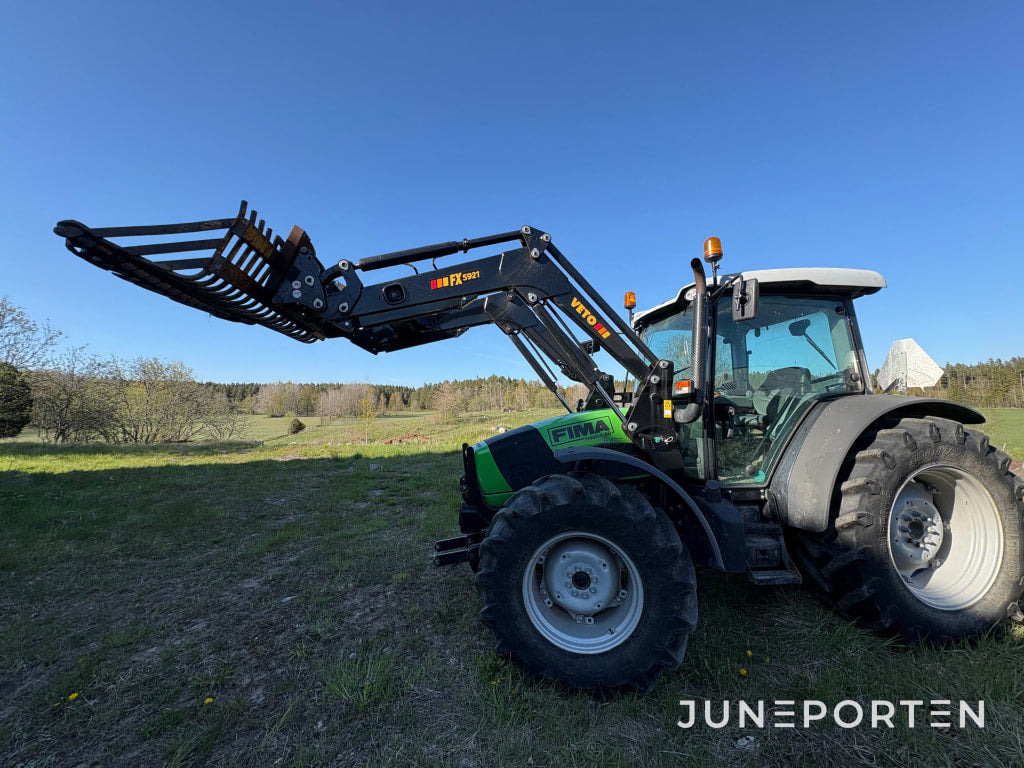 Traktor Deutz Fahr Agrofarm 430TTV med front lastare - جرار: صورة 1 Traktor Deutz Fahr Agrofarm 430TTV med front lastare - جرار: صورة 1